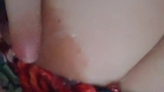 AMATEUR Cumming on chubby redheads Tits
