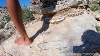 Dude banged a hot chick on the beach Big Wet Butt ISEEME 4K