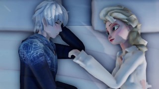 Elsa e Jack Frost - Cena Sexy