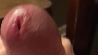 1st person oozing cumshot