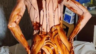 Milf Covered In Hershey Syrup 