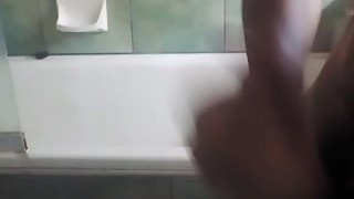 Skinny boy with huge cock and even bigger load.