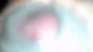 Playing with my big cock till I cum on myself 