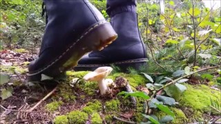 Mushrooms Stomping with Doc Martens Boots (Trailer)