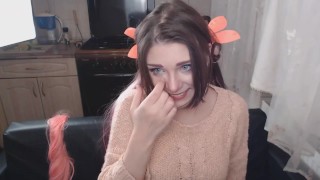 I cum a lot and play with a dildo pt.1