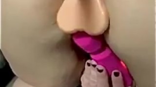 Fuck Machine pounds my wet pussy 