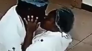 Jamaican hotel working fucking on shift 