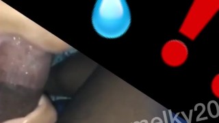 Ebony Teen Giving Sloppy BlowJob