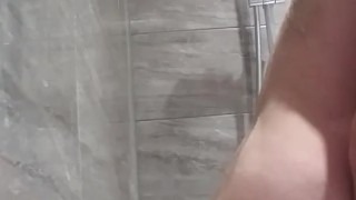 Dildo in shower (No cum)