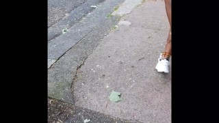 Hot Latina Caught Bending Over on a PUBLIC STREET- Best UPSKIRT CANDID