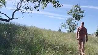 Nude hiking...