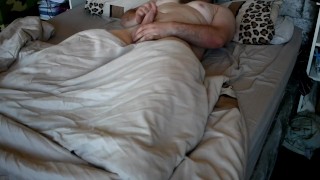 Chubby teen plays with small dick 