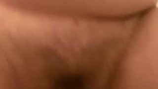 Curvy girl rides dildo 