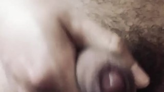 Enjoying myself with big cum