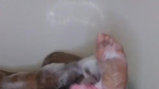 Ebony Bath Time (feet washing)