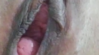 Slut fucks vibrating dildo 