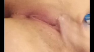 Pregnant Teen Can Only Take 4 Fingers While Playing With Wet Throbbing Pussy