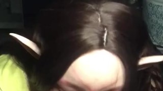 Elf blowjob
