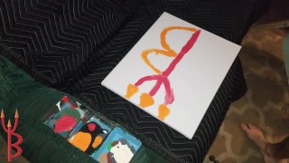 Doing A Painting With My Dick?