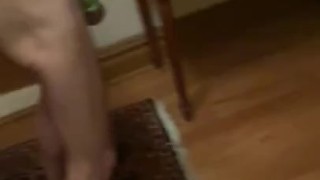 Slo mo 9 inch nerdy Twink monster cock