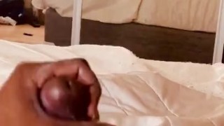 Lotion and masturbation perfection for my morning bbc wood