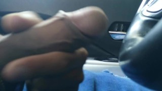 Jerking off in public at my car