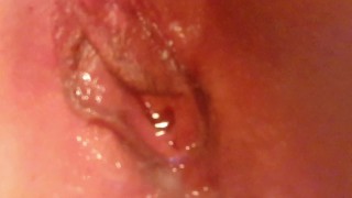 Hot Mess! Showing my fucked pussy to hubby when i get home.