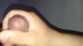 my girlfriend finds me masturbating and gives me a blowjob