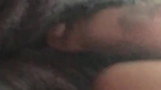 Ebony Milf finds a sec to touch her pussy