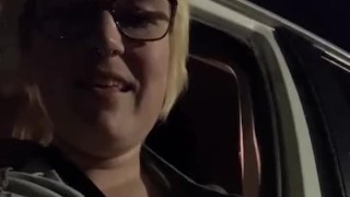 Milkymama meets fan talks dirty moaning while milking engorged tits in public 