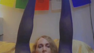 Hot Blonde Tranny Girl Fucks Her Tight Asshole And Games Sissy Slut Whore