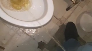 Long Desperate Piss While At Friends House