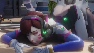 Dva getting fucked by Genji Overwatch Doggystyle