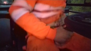 Wanking at work.