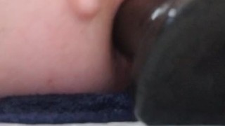 feeling the plug in my ass while playing with my pussy is amazing