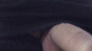 Soft DICK JERK OFF ** Metal Cock Ring ON **