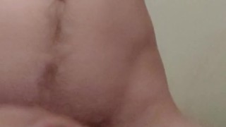 Solo male masturbation and cum + moaning