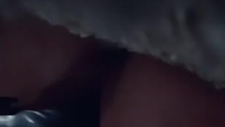 Hot amateur first 8.5 inch dildo masturbation