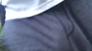 Sweat pants bulge 