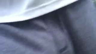 Sweat pants bulge 