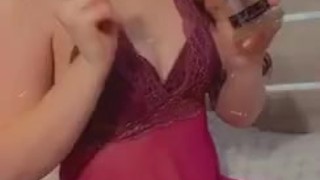 Sexy teen brunette takes 420 dabs 