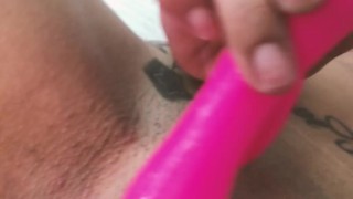 Solo Female Masturbation....when daddy's away baby girl has to play alone...i came so hard...