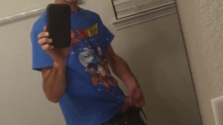 Playing with my cock 