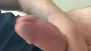Stroking my Avg pretty cock