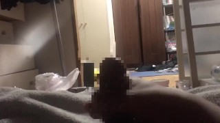 Japanese Selfie　デカチンオナニー