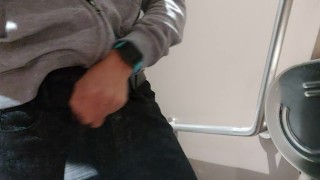 Peeing at work