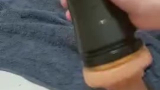 Twink masturbates with fleshlight