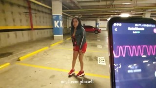 I want to squirt at the Mall parking lot