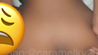 Ebony Teen Getting Stuffed With Dick While Creaming 
