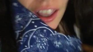You Can Never Be Too Careful! Hairy Slut Protects Pussy! Pees Using Facemask as Toilet Paper